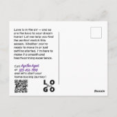 Carte Postale Valentine's Day Candy Realtor, Immo Marketing (Dos)