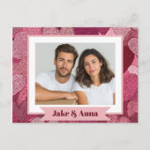 Carte Postale Valentine's Day Couple Card | Custom Photo (Devant)