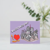 Carte Postale Valentines Day, Sweet Valentine Cust. Postcard (Debout devant)