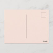 Carte Postale Valentine's Day Themed Quilting Pattern Patchwork (Dos)