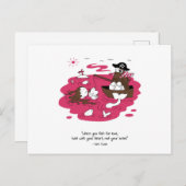 Carte Postale Valentine's Day - When you fish for love (Devant / Derrière)