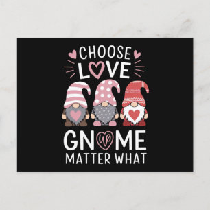 Carte Postale Valentines Jour Choisir Amour Gnome Matière Quoi