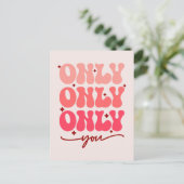 Carte Postale Valentine's Only You (Debout devant)