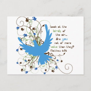 Carte Postale Valeur des oiseaux