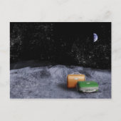 Carte Postale Valises sur la Lune (Devant)