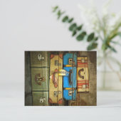 Carte Postale Valises vintages (Debout devant)