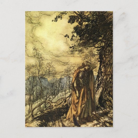 Carte Postale Valkyrie de Rackham (Devant)