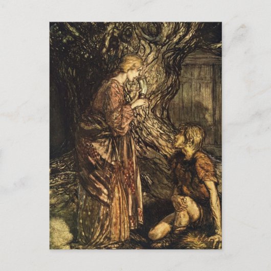 Carte Postale Valkyrie de Rackham (Devant)
