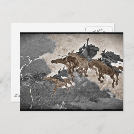Carte Postale Valkyries dans la tempête (Devant / Derrière)