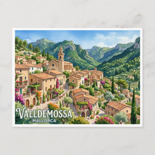 Carte Postale Valldemossa Espagne (Devant)