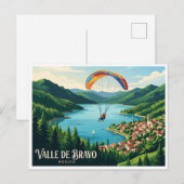Carte Postale Valle de Bravo, Mexique (Devant / Derrière)