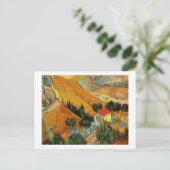 Carte Postale Vallée avec Plowman (F727)Van Gogh Fine Art (Debout devant)