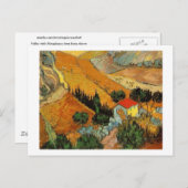 Carte Postale Vallée avec Plowman (F727)Van Gogh Fine Art (Devant / Derrière)