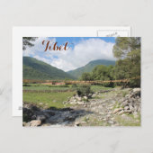 Carte Postale Vallée cachée du Tibet (Devant / Derrière)