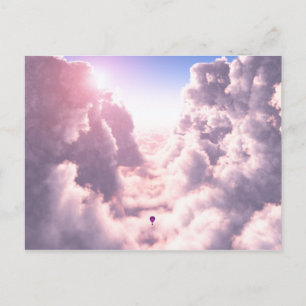 Carte postale Vallée dans les nuages