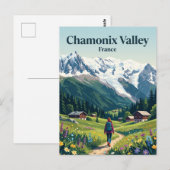 Carte Postale Vallée de Chamonix France (Devant / Derrière)