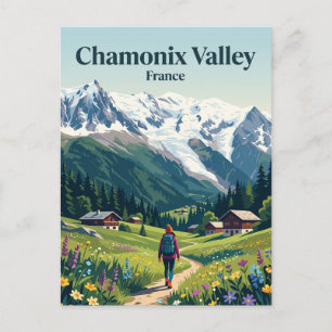 Carte Postale Vallée de Chamonix France