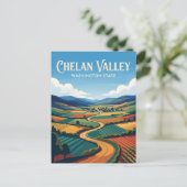 Carte Postale Vallée de Chelan États-Unis (Debout devant)
