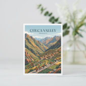 Carte Postale Vallée de Colca Chivay Pérou (Debout devant)