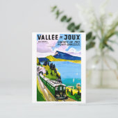 Carte Postale Vallée de Joux, le pont vient du tunnel (Debout devant)