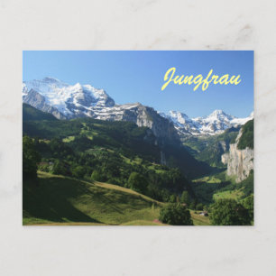 Carte Postale Vallée de Jungfrau