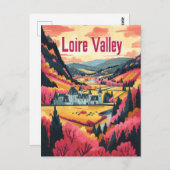 Carte Postale Vallée de la Loire (Devant / Derrière)