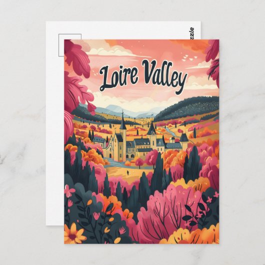 Carte Postale Vallée de la Loire (Devant / Derrière)