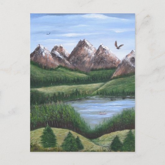 Carte Postale Vallée de la nature (Devant)