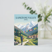 Carte Postale Vallée de Langtang Népal (Debout devant)