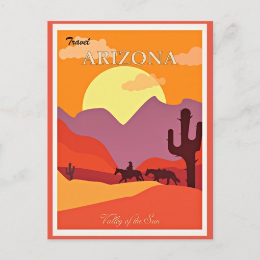 Carte Postale Vallée de l'Arizona (Devant)