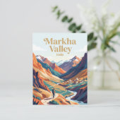 Carte Postale Vallée de Markha Inde (Debout devant)