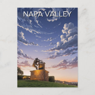 Carte Postale Vallée de Napa Californie