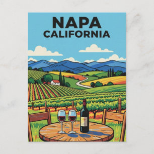 Carte Postale Vallée de Napa Californie