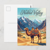 Carte Postale Vallée de Nubra en Inde (Devant / Derrière)