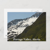 Carte Postale Vallée de Portage, Alaska (Devant / Derrière)