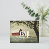 Carte Postale Vallée de Red Barn, Conception de ferme rustique (Debout devant)