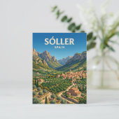 Carte Postale Vallée de Sóller Espagne (Debout devant)