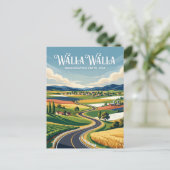 Carte Postale Vallée de Walla Walla USA (Debout devant)
