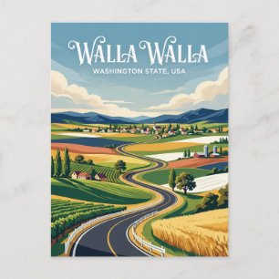 Carte Postale Vallée de Walla Walla USA