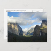 Carte Postale Vallée de Yosemite (Devant / Derrière)