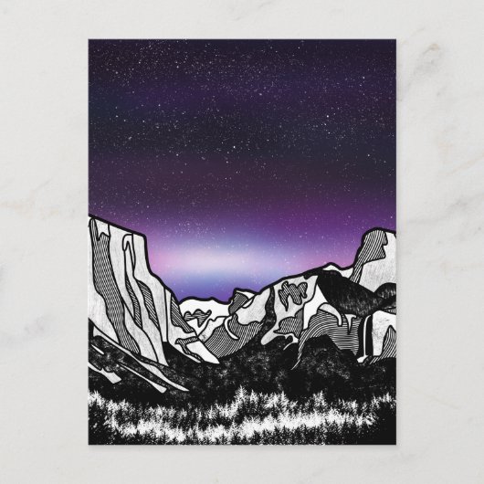 Carte Postale Vallée de Yosemite (Devant)