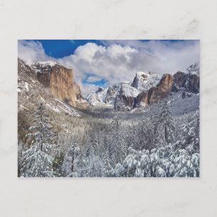 Carte Postale Vallée de Yosemite à la neige