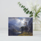 Carte Postale Vallée de Yosemite d'Albert Bierstadt (Debout devant)