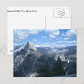 Carte Postale Vallée de Yosemite de Glacier Point (Devant / Derrière)