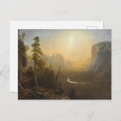 Carte Postale Vallée de Yosemite, sentier Glacier Point (Devant / Derrière)