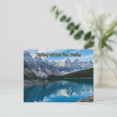 Carte Postale Vallée des Dix Pics, parc national Banff (Debout devant)