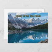 Carte Postale Vallée des Dix Pics, parc national Banff (Devant / Derrière)