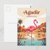 Carte Postale Vallée des Oiseaux Maroc (Devant / Derrière)