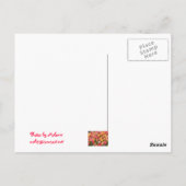 Carte Postale Vallée des tulipes (Dos)