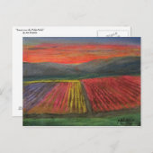 Carte Postale Vallée des tulipes (Devant / Derrière)